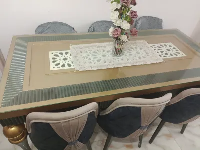 غرفة سفرة كامله زان كلاسيك مودرن
