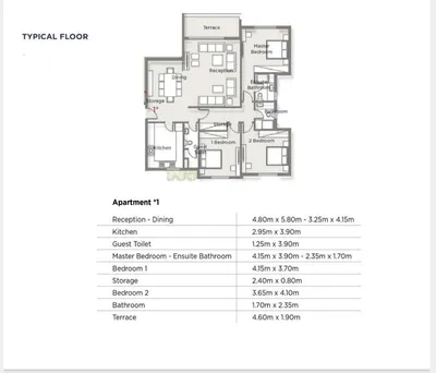 Apartment for sale in Palm Parks