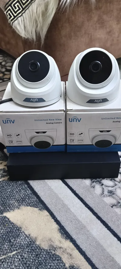 عدد 2 كاميرا + dvr