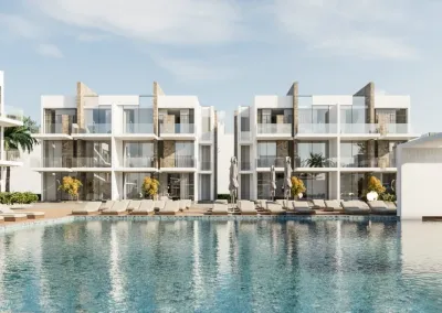 شقة غرفة وصالة 78 متر فى Long Beach Resort بالغردقة
