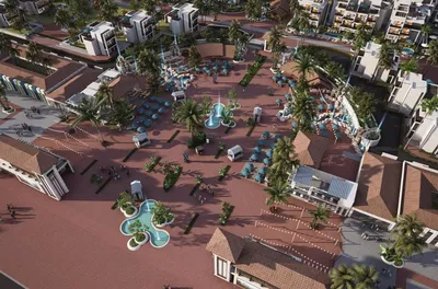 شقة غرفة و صالة 80 متر ب ONE 7 RESORT بسهل حاشيش بالغردقة