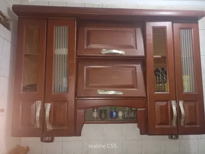 مطبخ خشب استخدام بسيط 