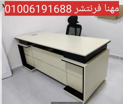 مكتب زان طبيعى مدير طول 2متر مع شانون تخزين