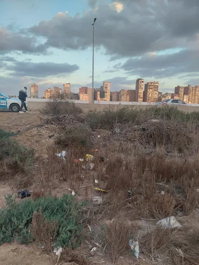 قطعه ارض للبيع اول مطل علي البحر طريق راس البر 
