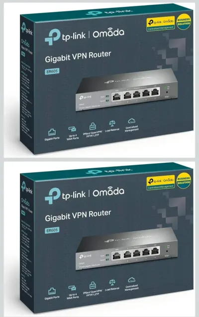 TP Link -R605 Gigabit Ethernet Router- Load Balance- likenew