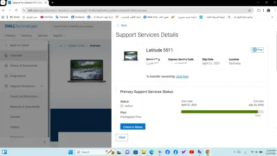 Dell Latitude 5511 الماني بضمان Dell 