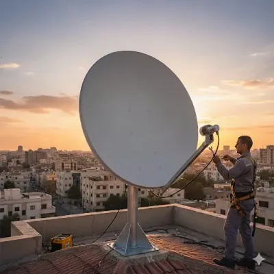 محل دش صيانة وزتركيب رسيفر في الرحاب