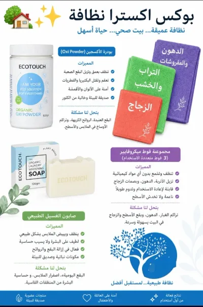 منتاجات ايكوواي صديقه للبيئة وخالية من المواد الكيميائية