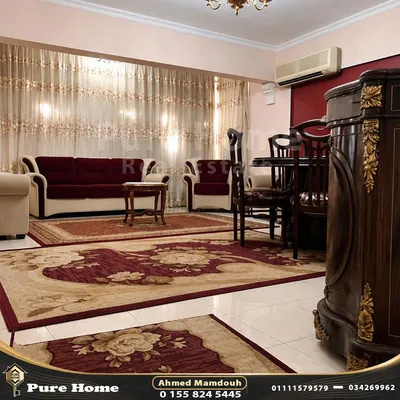 شقة للايجار المفروش - سموحة - تعاونيات سموحة