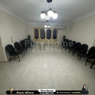 عيادة مفروشة للايجار - سموحه - تقسيم القضاه 