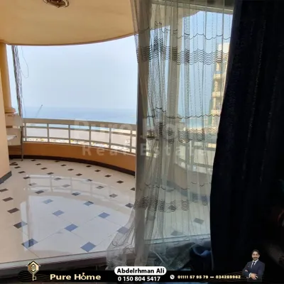 شقة للبيع - سيدي بشر - بحر مباشر