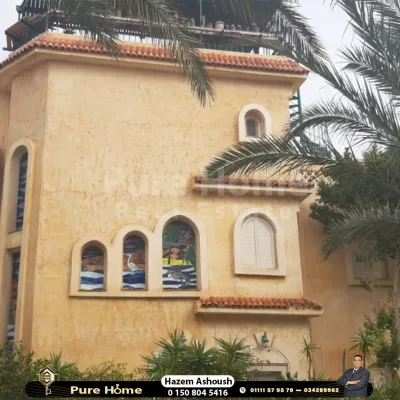 فيلا للايجار المفروش – برج العرب – كومباوند الواحة الخضراء