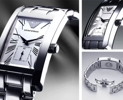 ساعة Emporio Armani أصلية وارد الخارج استعمال خفيف جدا للتوا
