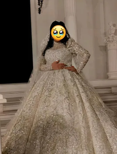 فستان زفاف جديد تصوير سيشن فقط