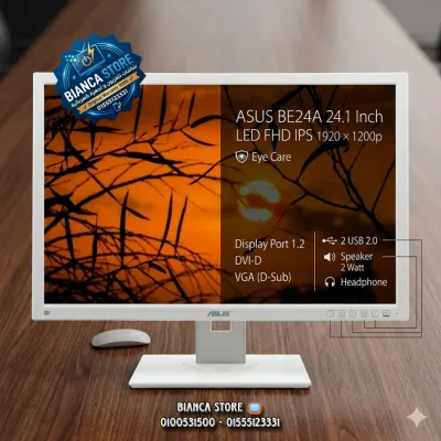 شاشة للبيع Asus  Inch LED FHD IPS BE24A سماعات داخلية