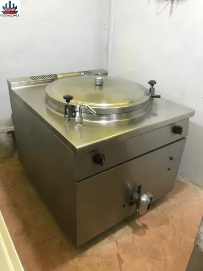 حلة طبخ وسليق غاز سعة 250 لتر ايطالي