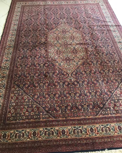 سجاده صوف سوبر مايي كاشان بحاله ممتازه جدا مقاس *** مكان المنيب.