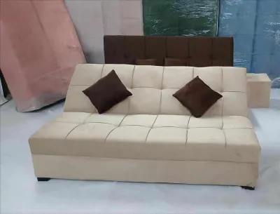 كنبة صوفا بيد 3*1 (كنبة سرير شازلونج) 