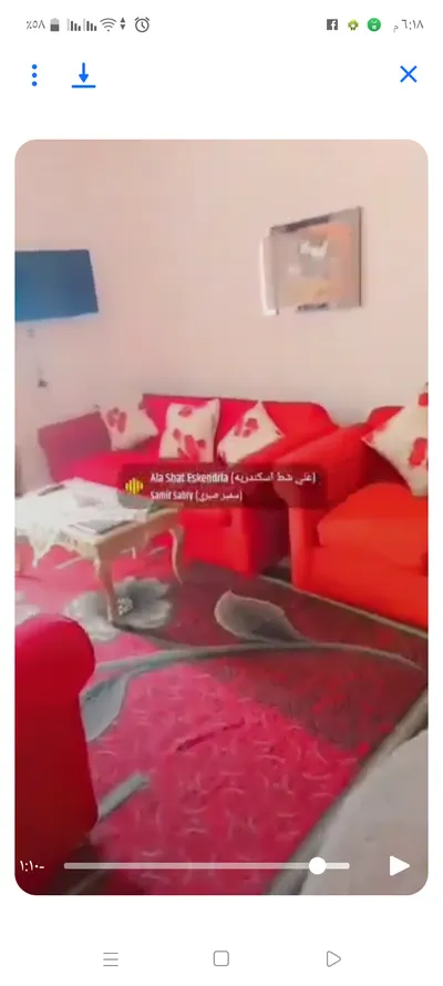شقه للبيع البيطاش بيانكي غرفه وريسبشن بالفرش والاجهزه الدور الرابع ب30