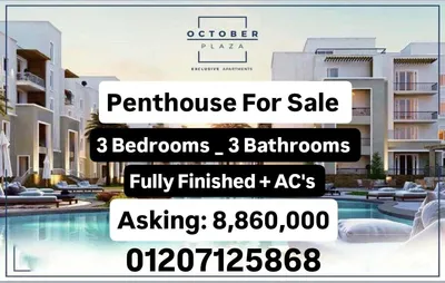 Penthouse for sale in October Plaza