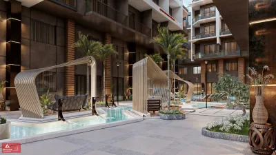 La Casa Resort | غرفة وصالة بإطلالة حمام سباحة | 35% مقدم
