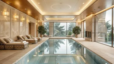 🏊 غرفة وصالة بإطلالة حمام سباحة ومقدم 20%
