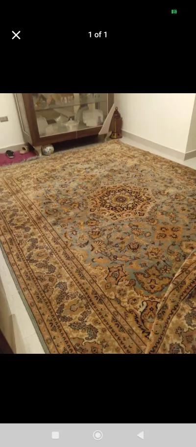 سجاد ٣*٤ صوف طبيعى بني وليد
