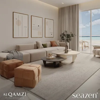 شاليه للبيع في قرية سيزن الساحل الشمالي Seazen متشطب بالتكييفات 