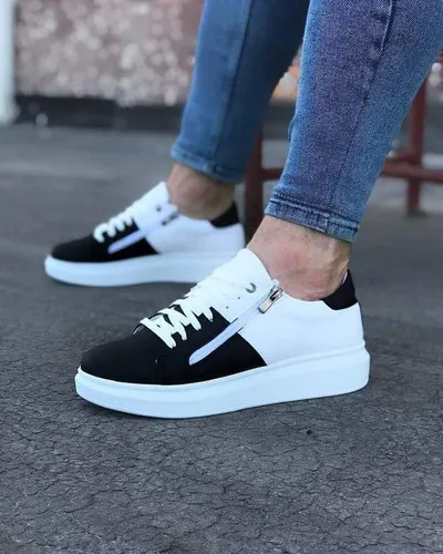 كوتشي رجالي سوستة جلد مستورد – راحة وأناقة طول اليوم 👟🔥