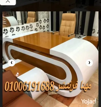 مكتب أبيض خشب × بنى هافان مكتب مدير 