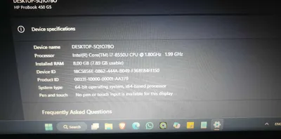 HP probook 450g 