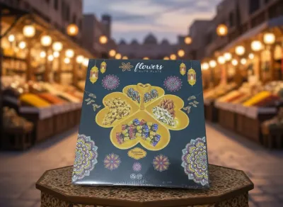 طبق تسالى شكل قلب 