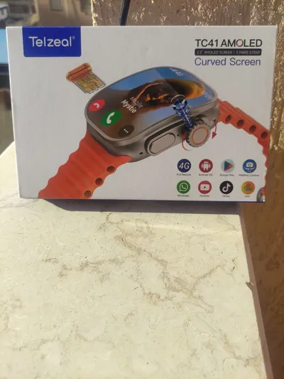 smart watch telzeal tc 41 amoled screen ساعه سمارت من براند telzeal