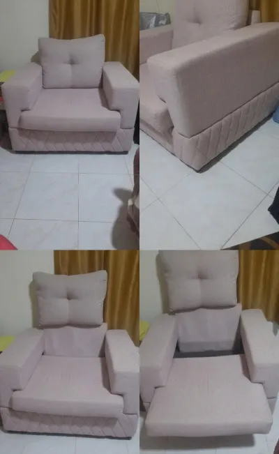 فوتيه كنبة وحدة للغرف والصالونات